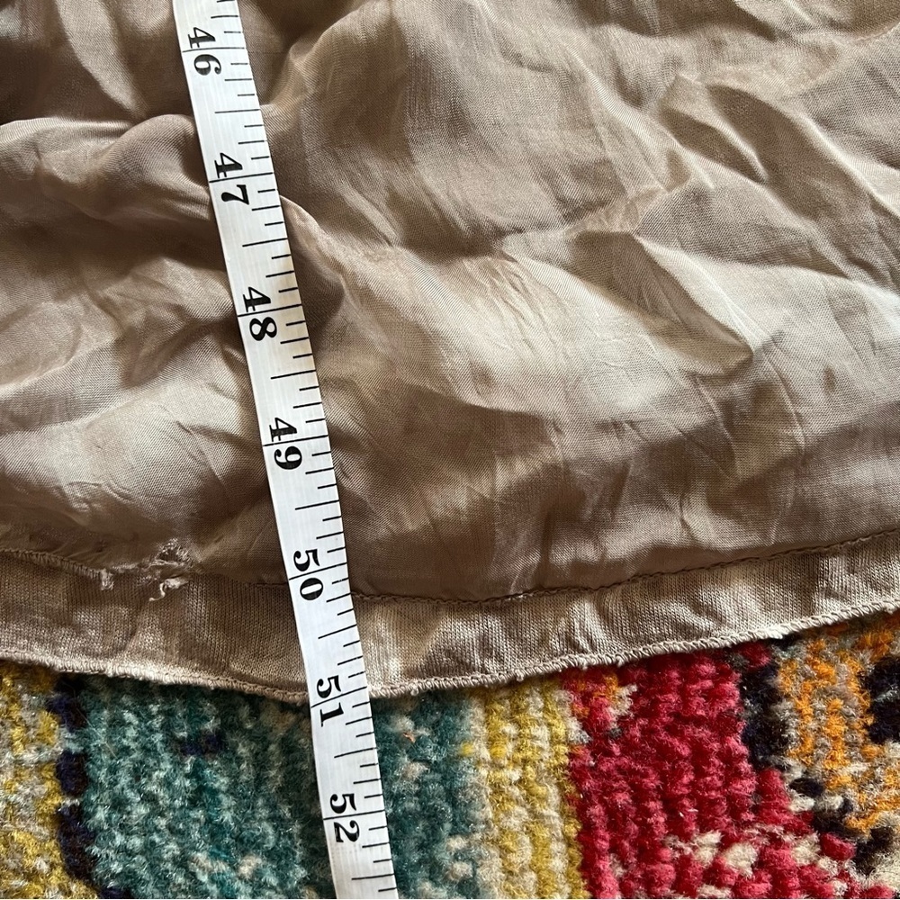 Elena Baldi Tie Dye Silk Blend Midi Dress in Fango Size S Made In Italy - Picture 8 of 10